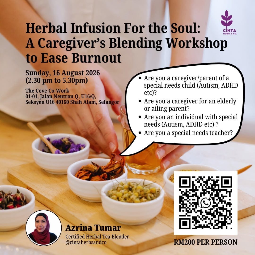 Herbal Infusion For the Soul Workshop Poster 1